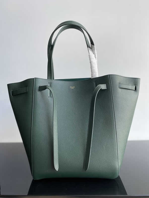 Replica Fashion Celine Cheap Cabags Phantom Green Handbags High Quality
